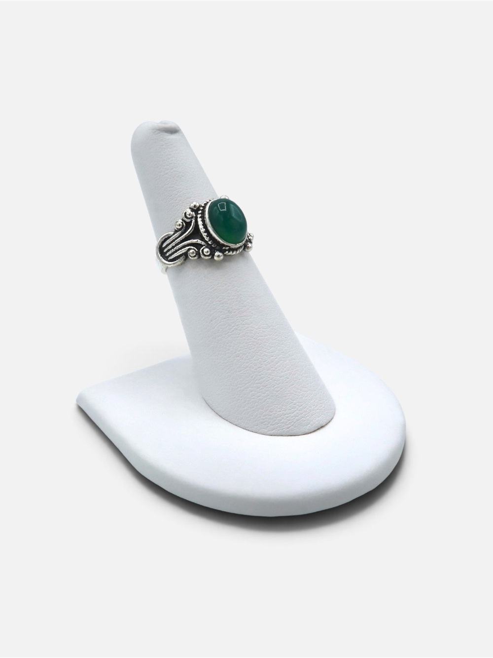 VINTAGE IMPERIAL JADE RING - Picture 2 of 4